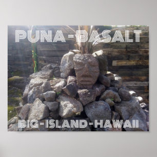 PUNA BASALT BIG ISLAND HAWAII POSTER