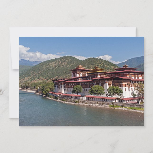 Punakha Dzong - Bhutan Einladung (Vorderseite)