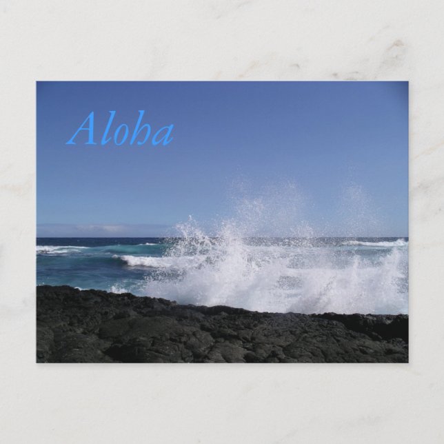 Punalu'u Beach Postkarte (Vorderseite)