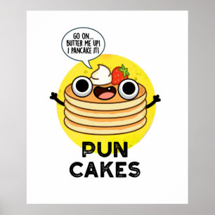 Puncakes Funny Pancake Pub Poster