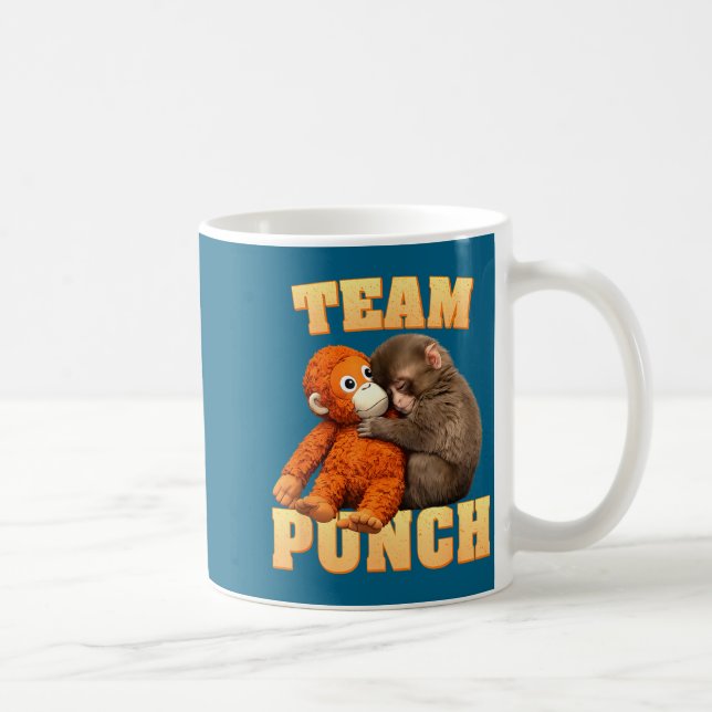 Punch-Affen-Team-Punch  Kaffeetasse (Rechts)