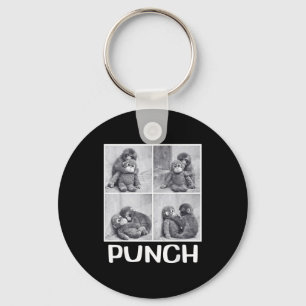 Punch Baby-Affen-Meme Schlüsselanhänger