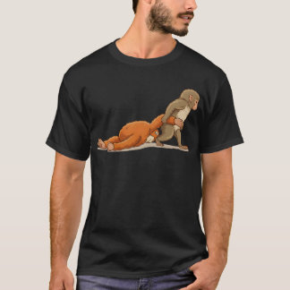 Punch Baby Monkey Plush Friend Art T-Shirt