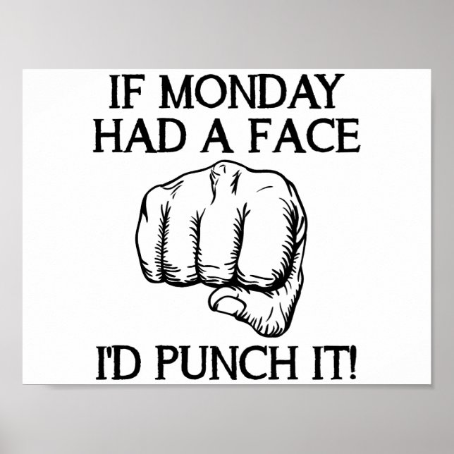Punch Monday Funny Poster (Devant)