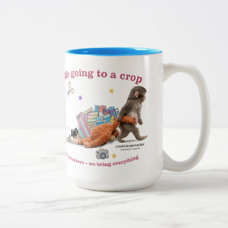 Punch the Monkey Zwei-Töne-Kaffeetasse 15oz Zweifarbige Tasse