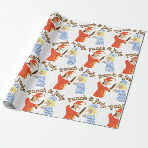 Punch und Judy Geschenkpapier