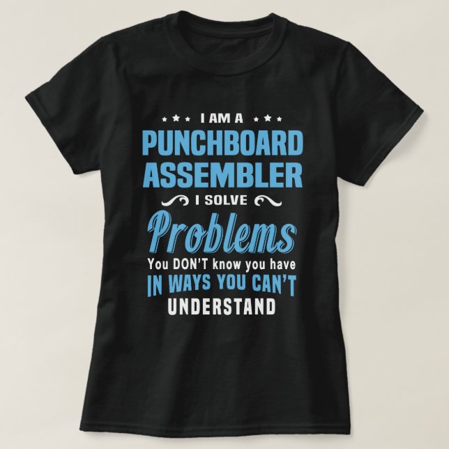 Punchboard Assembler T-Shirt (Design vorne)
