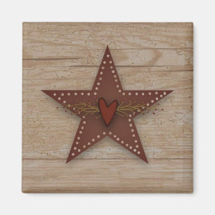 Punched Tin Star Magnet