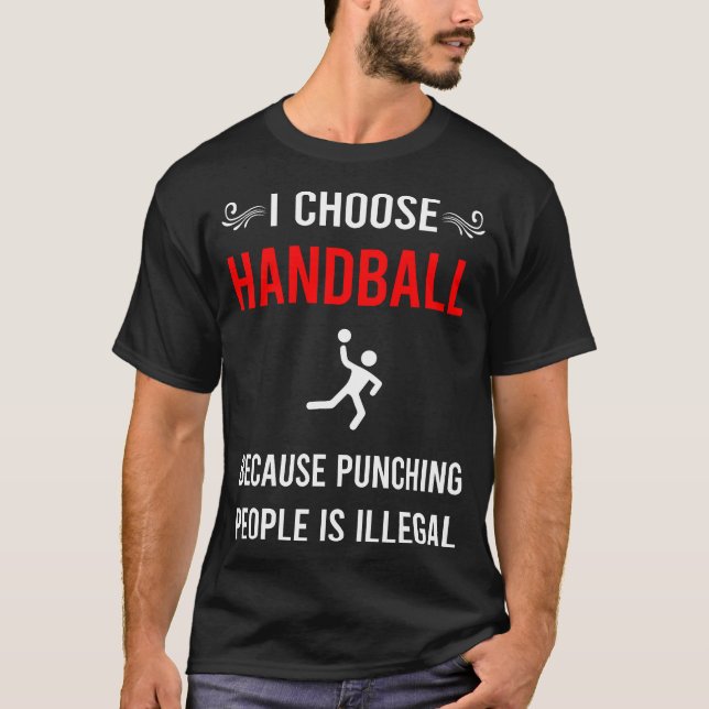 Punching Handball T-Shirt (Vorderseite)