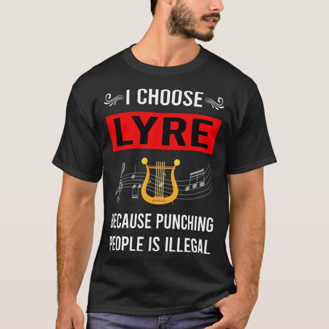 Punching Lyre T-Shirt (Vorderseite)