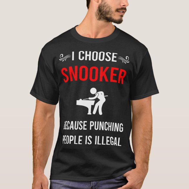 Punching Snooker T-Shirt (Vorderseite)