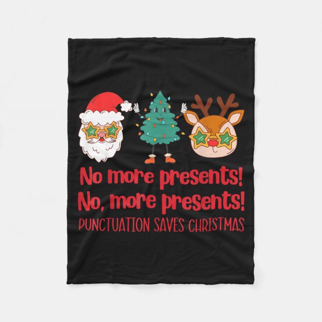 Punctuation Saves Christmas Reading Teacher Ela Gr Fleecedecke (Vorderseite)