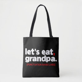 Punctuation saves lives tasche