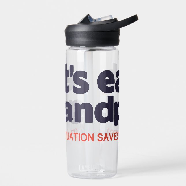 Punctuation saves lives trinkflasche (Links)