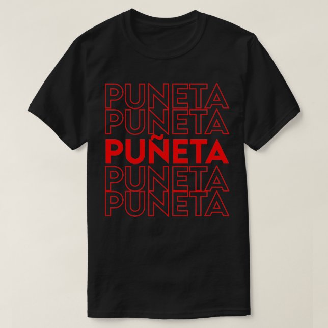 Puneta Puerto Rico Flag Boricua Pride Gift Map Coq T-Shirt (Design vorne)