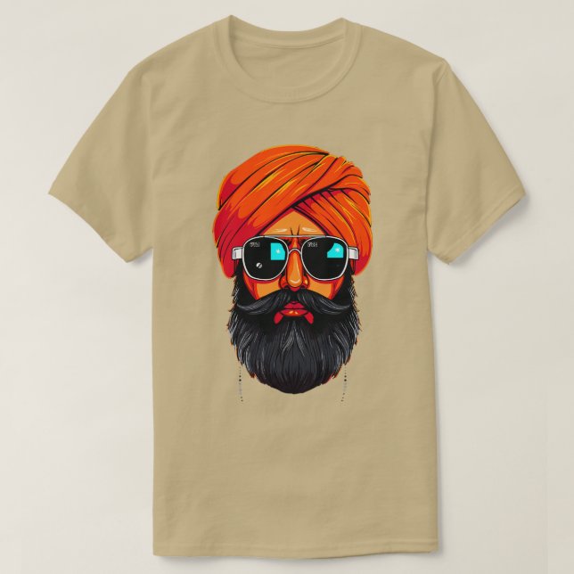 Punjabi Design T-Shirt (Design vorne)