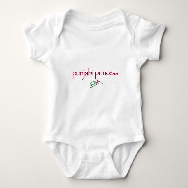 Punjabi Princess Baby Strampler (Vorderseite)