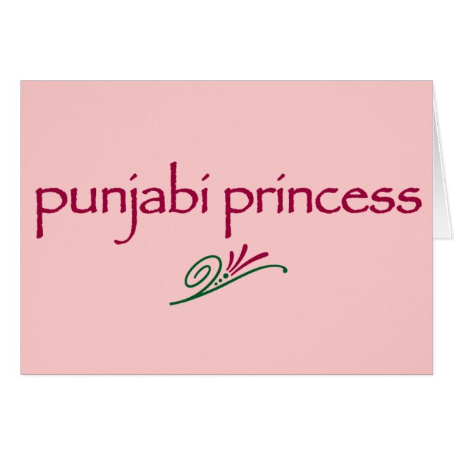 Punjabi-Prinzessin (Vorderseite (Horizontal))