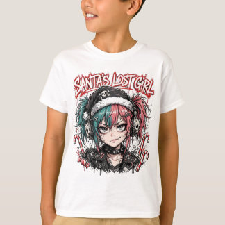 Punk Anime Weihnachts-Shirt Santa Geschenk für Kin T-Shirt
