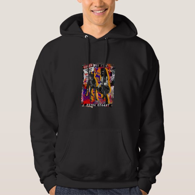 Punk-Ästhetik Emo Grunge Hoodie (Vorderseite)