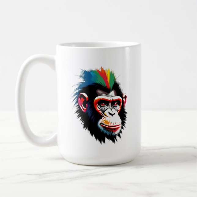 Punk Chimp Kaffeetasse (Links)