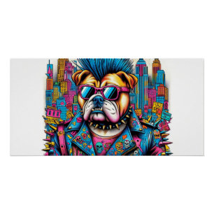 PUNK CITY BULLDOG 4 POSTER