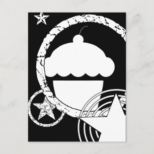 Punk-Cupcake Postkarte