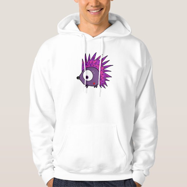 Punk der Igel Hoodie (Vorderseite)