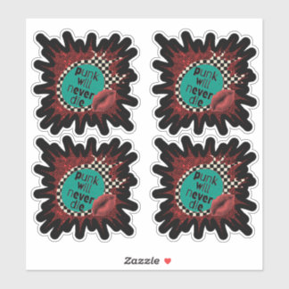 Punk Die niemals Aufkleber