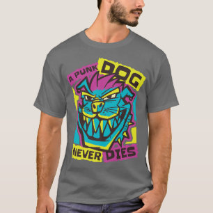Punk Dog stirbt nie an Hunden aus Metall, die Musi T-Shirt