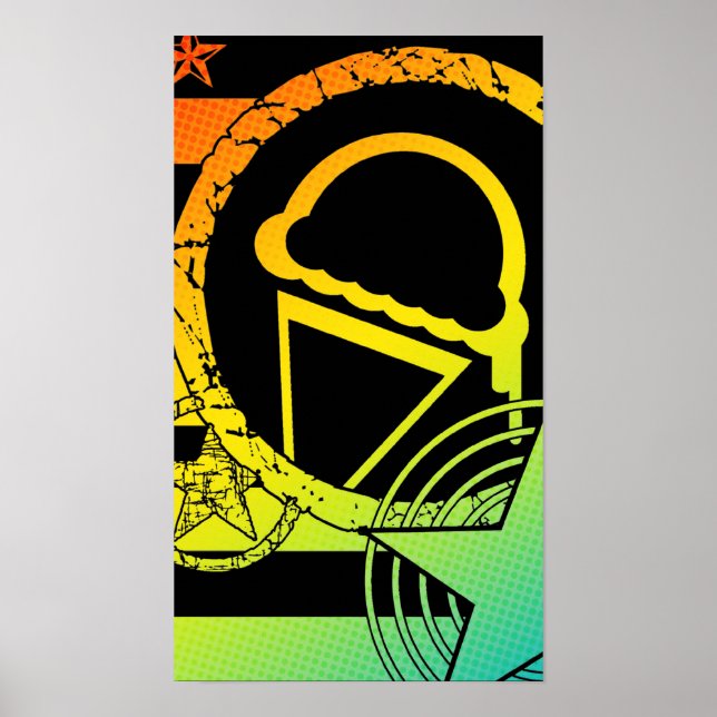 Punk-Eistropfen Poster (Vorne)