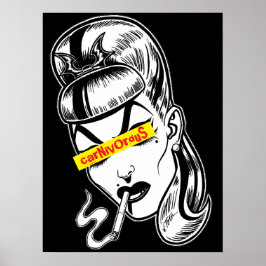 Punk Femme Fatale Poster