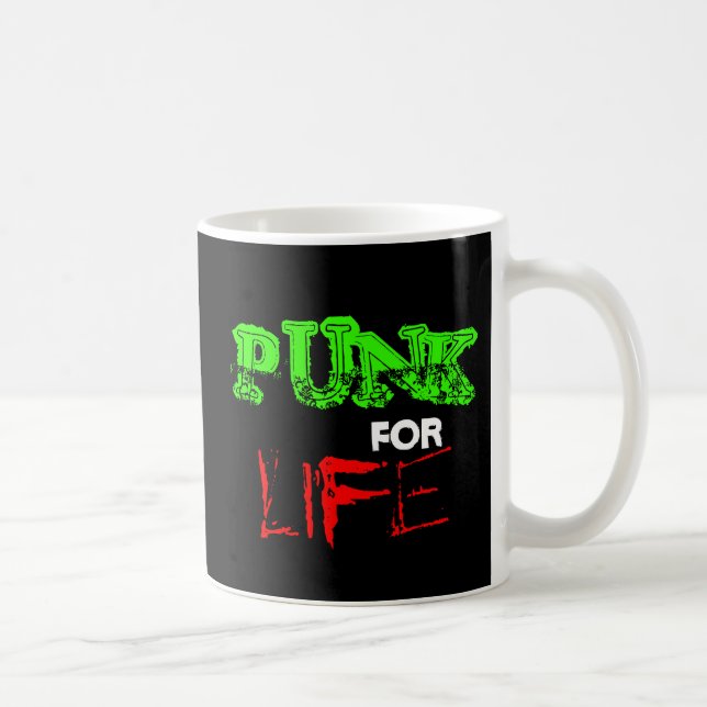 Punk für das Leben Kaffeetasse (Rechts)