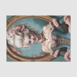 Punk Glam Marie Antoinette Decoupage Paper Seidenpapier