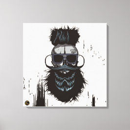 Punk Hipster G-Skulls Barb Löwenschädel Leinwanddruck