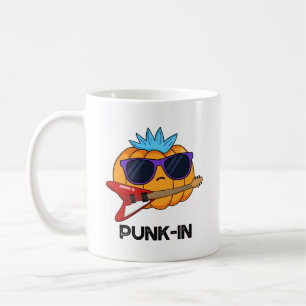 Punk-in Funny Punk Rock Pumpkin Pun Kaffeetasse