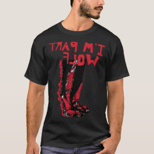 Punk in Teil Wolf Wildtier T-Shirt
