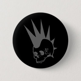 Punk-Jawless-Schädel Button