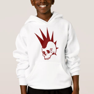 Punk-Jawless-Schädel Hoodie