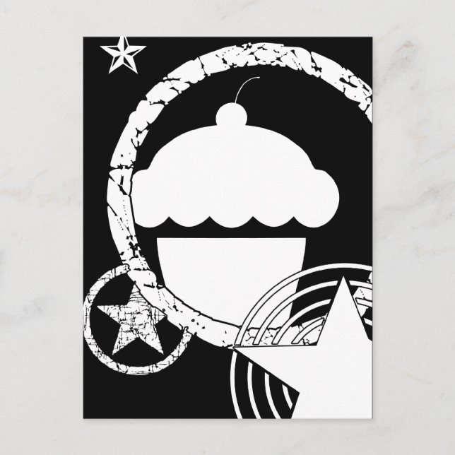 Punk-Kuchen Postkarte (Vorderseite)