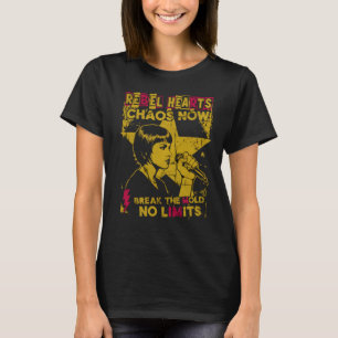 Punk-Kunst, Sängergestaltung, Rebellenherzen, Chao T-Shirt