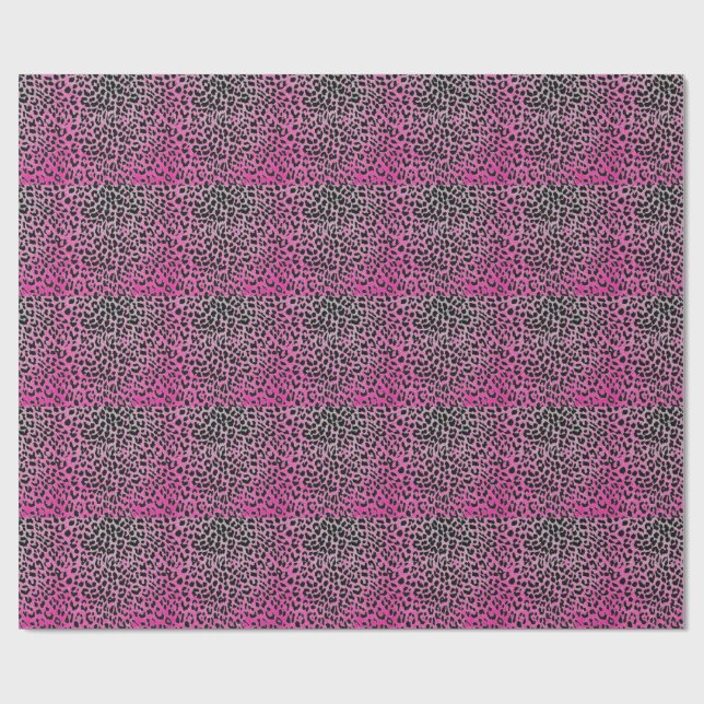 Punk-Leopard-Papier Geschenkpapier (Flach)