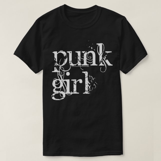 Punk-Mädchen T-Shirt (Design vorne)