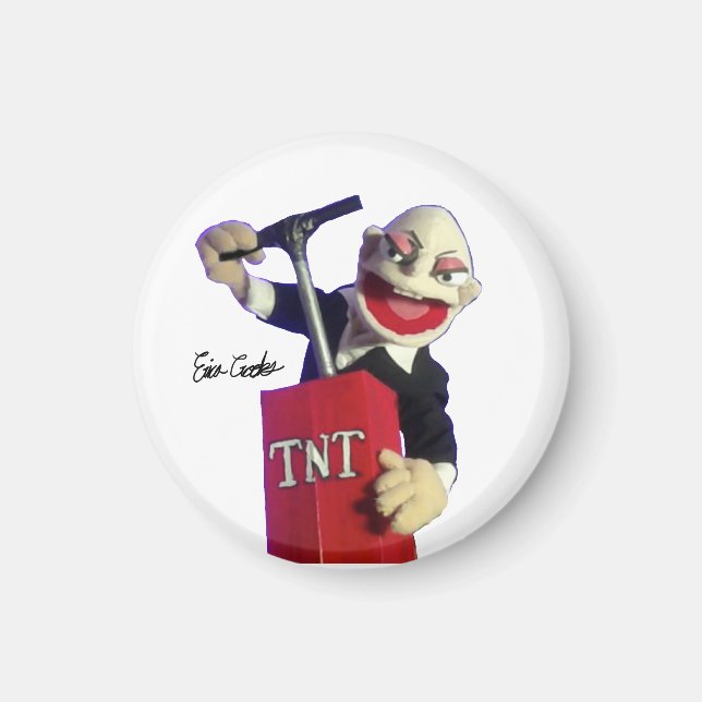 Punk-Marionette mit TNT-Zünder Magnet (Vorne)