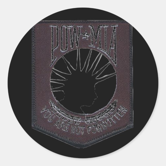 Punk-MIA-II Runder Aufkleber (Vorderseite)