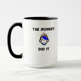 Punk Monkey Der Affe machte es Tasse