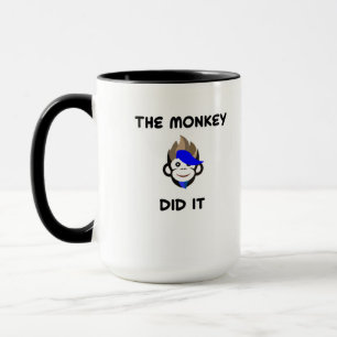 Punk Monkey Der Affe machte es Tasse