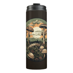 Punk Mushroom Forest Thermosbecher