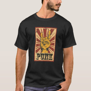 Punk Music Punk Rock Rocker Rock Metal Sign Punker T-Shirt