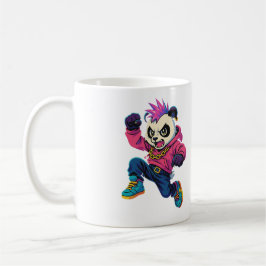 Punk Panda Power Kaffeetasse